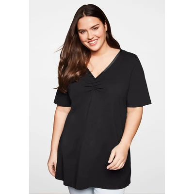 Abbildung von Sheego Longshirt &quot;Große Größen&quot;, mit Raffung