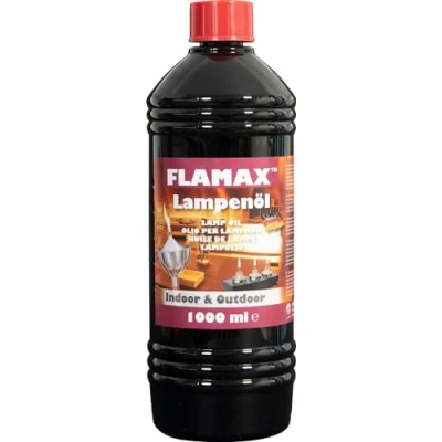 Abbildung von BURI Lampenöl 1 Liter transparent Fackelöl Laternenöl Petroleumlampe Garten