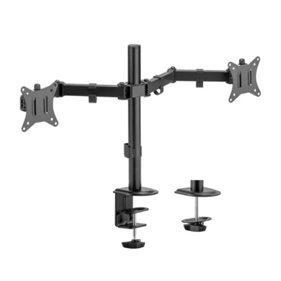 Abbildung von AISENS DT32TSR 149 Tischhalterung Eco drehbar und neigbar für Monitor/TV 9 kg (3 Drehpunkte, 2 Arme) 17 32, schwarz
