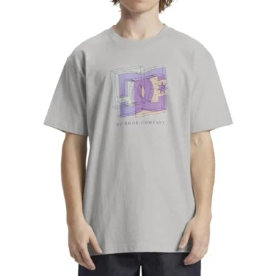 Abbildung von DC Shoes FINE ART Tshirt print, Herren, Größe: XS, Scvw snow heather