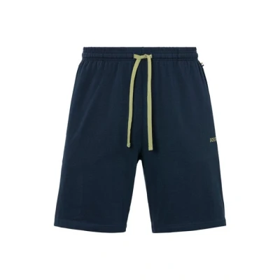 Abbildung von BOSS MIX Match Short Nachtwäsche Hose, Herren, Größe: Medium, Dark blue