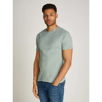 Abbildung von Calvin Klein Enlarged BACK LOGO Tshirt print, Herren, Größe: 3XL, Slate gray