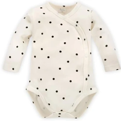 Abbildung von Pinokio Bodysuit Buttoned TRES BIEN, 100% Cotton, Ecru with Polka dot, Girls 56 74 (62)