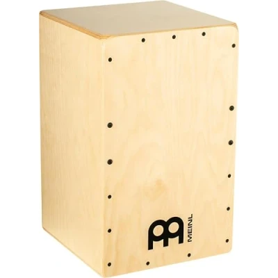 Abbildung von Meinl Percussion Snarecraft Cajon Instrument Große Trommelkiste mit zwei Snare Teppichen Schlagfläche Baltische Birke (SC100B)