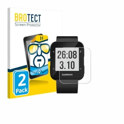 Abbildung von BROTECT (2 Stück Schutzfolie für Garmin Forerunner 30 Displayschutz Folie Ultra Klar