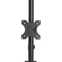 Abbildung von DIGITUS Universal Doppel Monitorhalter, vertikal max. VESA 100 x 100, Schwarz, (DA90438)