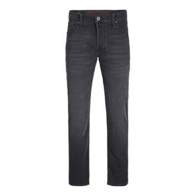 Abbildung von Jack &amp; Jones PLUS SIZE Jjimike Jjicon I.K. SQ Jeans Tapered Fit, Herren, Größe: 42x32, Black denim