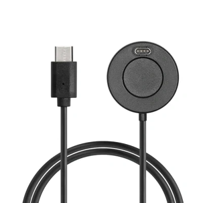Abbildung von kwmobile USB C Ladekabel kompatibel mit Garmin Forerunner 55/255 / 255 Music/vivoactive 5 Kabel Charger Smart Watch Typ Ersatzkabel Fitnesstracker Aufladekabel