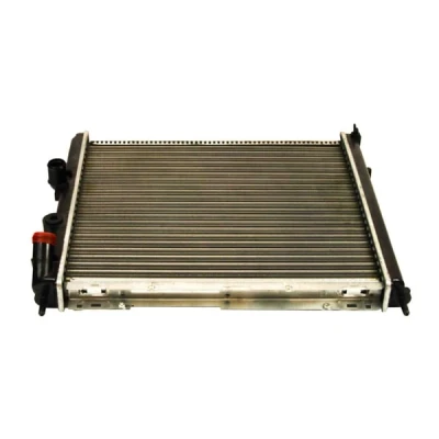 Abbildung von MAXGEAR AC230099 Kühler, Motorkühlung Aluminium 386 481 17 Kühlrippen gelötet RENAULT: Kangoo I, CLIO 2, II Express, DACIA: Logan I MCV