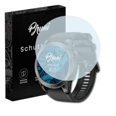 Abbildung von Bruni Schutzfolie kompatibel mit Aiwa SW A2000 Folie, glasklare Displayschutzfolie (2X)