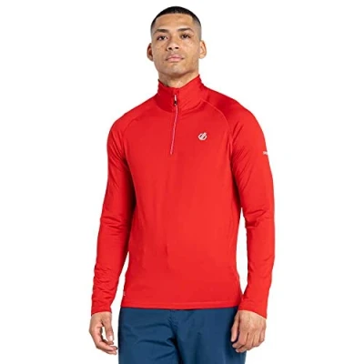 Abbildung von Dare2b Fuse Up II Herren Core Strech für jeden Ski , Wander und Trekking Midlayer Recyceltes, warmes, elastisches Material, schnell trocknend 1/4 Reißverschluss