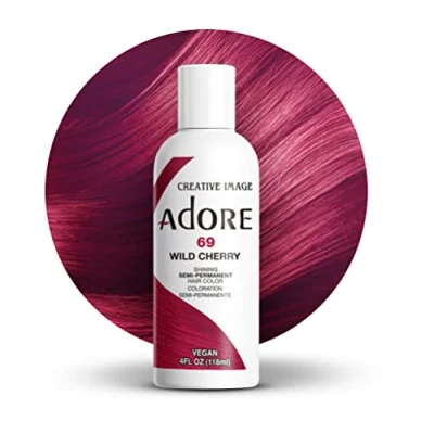 Abbildung von Glänzende semi permanente Haarfarbe, Wildkirsche, 118 ml