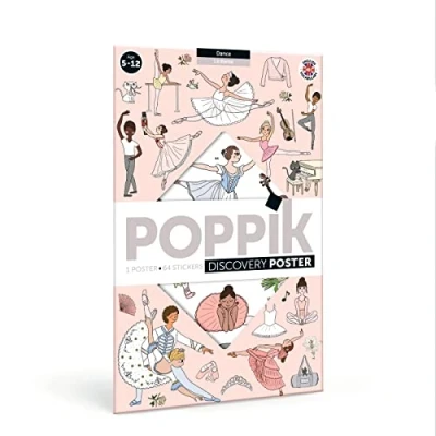 Abbildung von Poppik La danse: 1 poster + 64 stickers repositionnables