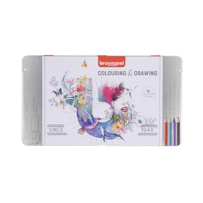 Abbildung von Bruynzeel SAKURA Colouring &amp; drawing set 70 pieces