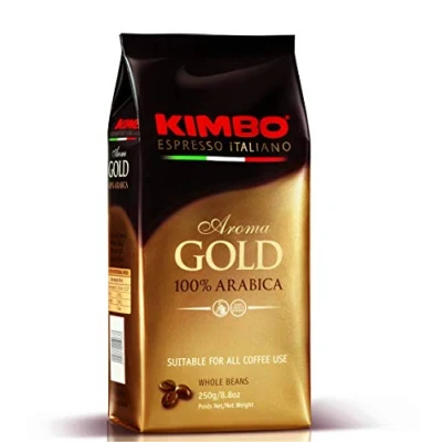 Abbildung von Caffe Espresso Gold 100% Arabica.ganze Bohnen 250g/Kimbo