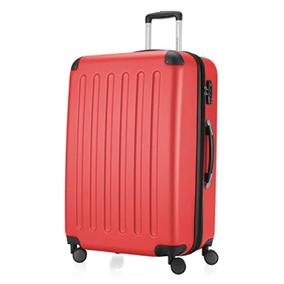 Abbildung von HAUPTSTADTKOFFER SPREE Großer Hartschalen Koffer Trolley Rollkoffer Reisekoffer, 4 Doppel Rollen, 75 cm, 119 L, Rot