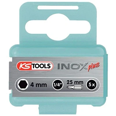 Abbildung von KS TOOLS 910.2258 Schrauberbit 6,3 (1/4&quot;)mm (Zoll) Chrom Nickelstahl