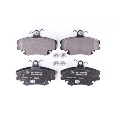Abbildung von HELLA 8DB 355 012 671 Bremsbelagsatz nicht für Verschleißwarnanzeiger vorbereitet RENAULT: TWINGO 1, CLIO 2, Megane Scenic, DACIA: Sandero I