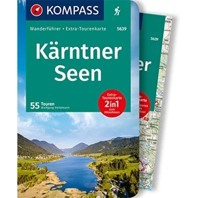 Abbildung von KOMPASS Wanderführer Kärntner Seen, 55 Touren mit Extra Tourenkarte: GPS Daten zum Download