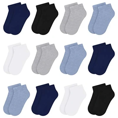 Abbildung von Libella 12er Kinder Jungen Sneaker Socken Kids Füßlinge Sneakersocken bunt 2116 35 38