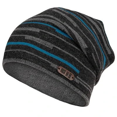 Abbildung von AJS Strickmütze Wintermütze Wendemütze Jungen Beanie Herrenmütze