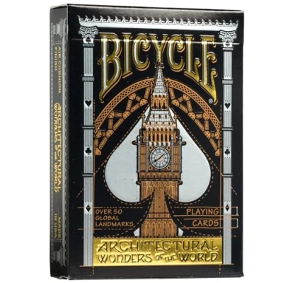 Abbildung von Cartamundi Spiel Bicycle Kartendeck Architectural Wonders of the World, Kartenspiel, mit einzigartigem Air Cushion® Finish