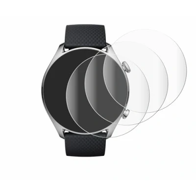 Abbildung von Savvies 4 Stück Full Screen Schutzfolie für Huami Amazfit GTR Limited Edition Cover Displayschutz Folie [3D Curved, Transparent]