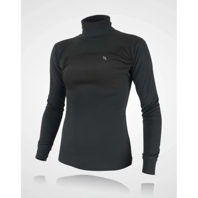 Abbildung von Back on Track Damen Bekleidung Rollkragensweatshirt, Schwarz, L