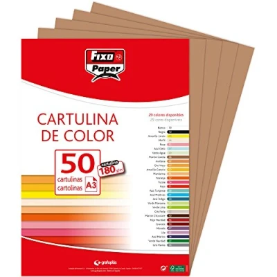 Abbildung von Fixo 11120340 Pack 50 Bögen, A3, braun