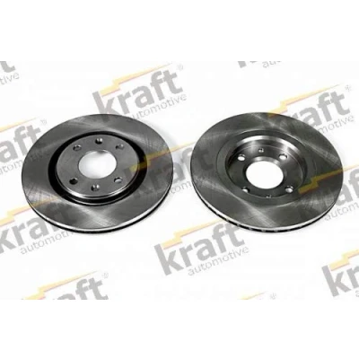 Abbildung von KRAFT 6045920 Bremsscheibe 266, 266,0 20,5 4 Belüftet PEUGEOT: 206 Schrägheck, Partner I Combispace, 306 Schrägheck