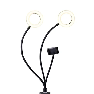 Abbildung von DÖRR LED Selfie 2 er Ringlicht SLR 12 Bi Color