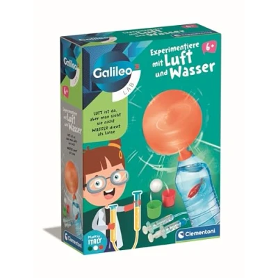 Abbildung von Clementoni® Experimentierkasten Galileo Lab, Experimentiere mit Luft und Wasser, Made in Europe, FSC® schützt Wald weltweit