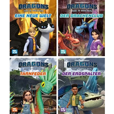 Abbildung von Nelson Mini Bücher: 4er Dragons: Die neun Welten 1 4 (Nelson Ein großer Spaß im kleinen Format)
