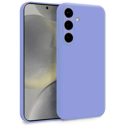 Abbildung von MyGadget Hülle für Samsung Galaxy S24 Zweilagige Handyhülle mit Kameraschutz Cover Innenfutter &amp; Silikon außen Flieder