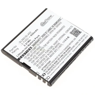 Abbildung von cellePhone Akku Li Ion kompatibel mit Bea Fon SL450 SL560