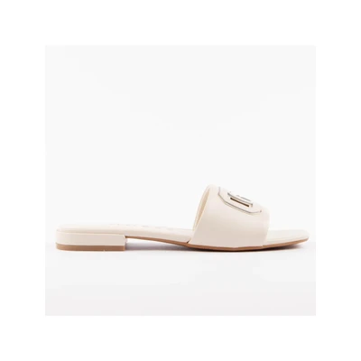 Abbildung von Guess Tarisha Pantolette flach, Damen, Größe: 40, Cream/gold Schuhe