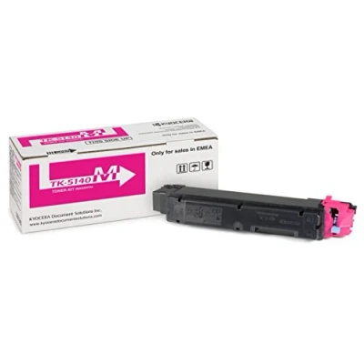 Abbildung von Kyocera 4105499 TK 5140M Toner Magenta. Original Tonerkartusche 1T02NRBNL0. Kompatibel für ECOSYS M6030cdn, M6530cdn, P6130cdn