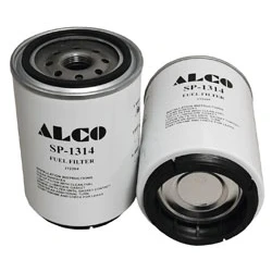 Abbildung von ALCO FILTER SP 1314 Kraftstofffilter Anschraubfilter, mit Wasserabscheider SCANIA: P,G,R,T series, DAF: CF 65, MAN: F 2000