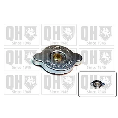 Abbildung von QUINTON HAZELL FC554 Verschlußdeckel, Kühler 49, 49,0 NISSAN: Patrol GR 5 SUV, Pathfinder 3, Murano II, MAZDA: 323 F 6, MX FAMILIA 6