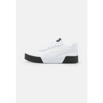 Abbildung von Puma Carina 2.0 Sneaker low, Damen, Größe: 37.5, White/team gold/black Leder