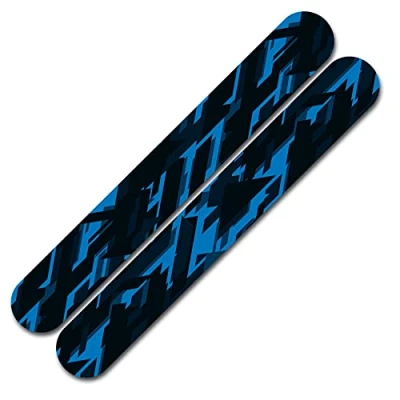 Abbildung von Finest Folia Fahrrad Kettenstreben Schutz Aufkleber Folie Lackschutz R160 (16 Future Neon Blau)