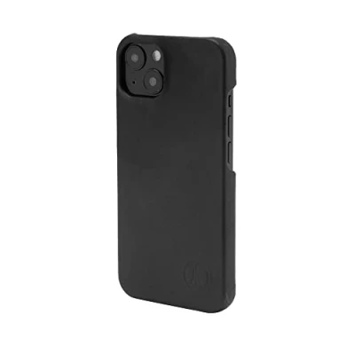 Abbildung von JT Berlin BackCase Kreuzberg Echtleder Hardcover kompatibel mit Apple iPhone 13 [Clip on Cover robuster Hartschale, Wireless Charging (Qi) kompatibel, Weiches Innenfutter] schwarz