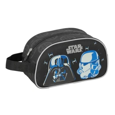 Abbildung von Star Wars Rebellion Kulturtasche für Kinder, mittelgroß, mit Griff, Kulturbeutel anpassbar an den Wagen, einfache Reinigung, bequem und vielseitig, Qualität Widerstandsfähigkeit, 26 x