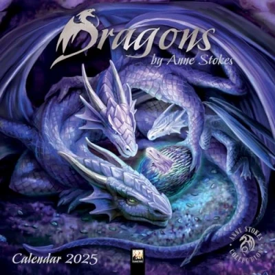 Abbildung von Dragons by Anne Stokes Drachen von 2025: Original Flame Tree Publishing Kalender [Kalender] (Wall Kalender)