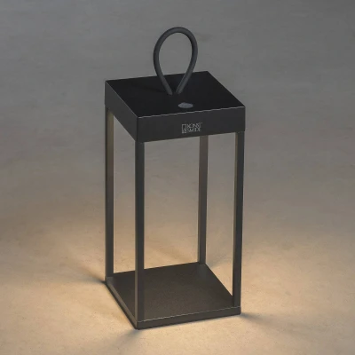 Abbildung von Konstsmide LED Laterne Ravello Akku 30cm 7811 750, Schwarz