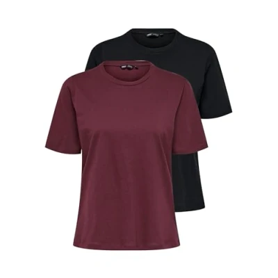Abbildung von ONLY Kurzarmshirt &quot;ONLONLY S/S TEE NOOS 2 PACK&quot;, (Packung, tlg.)