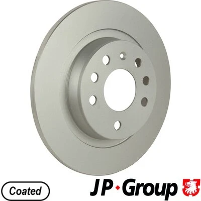 Abbildung von JP GROUP 1263202700 Bremsscheibe Hinterachse 278 12 5 voll beschichtet OPEL: Vectra C Caravan, Signum CC, SAAB: 9 3 Limousine, Kombi
