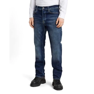 Abbildung von G Star Dakota Regular Jeans Straight Leg, Herren, Größe: 34x30, Worn in dusk blue