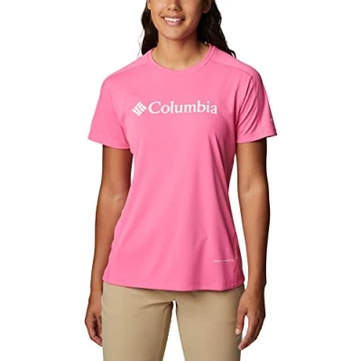 Abbildung von Columbia Damen W Zero Rules T Shirt mit grafischem Aufdruck und Rundhalsausschnitt