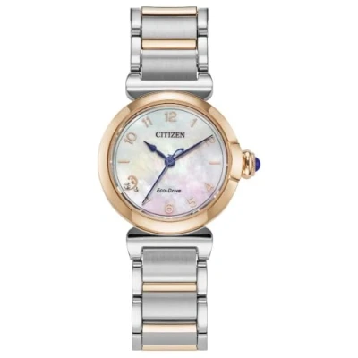 Abbildung von Citizen EM1136 87D Eco Drive Solar Damenuhr Zweifarbig